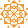 Icon Mandala orange